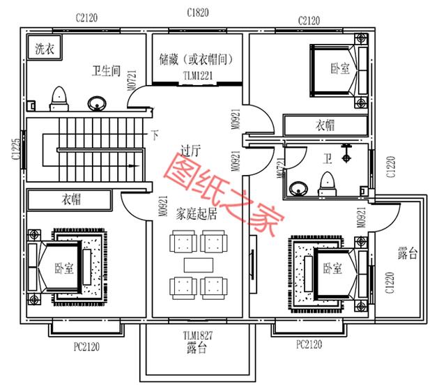 自建房設計圖，簡單大氣，最重要的是符合您的審美要求！