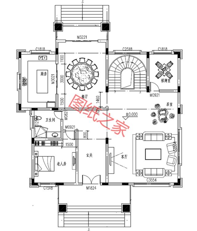 自建房設計圖，簡單大氣，最重要的是符合您的審美要求！