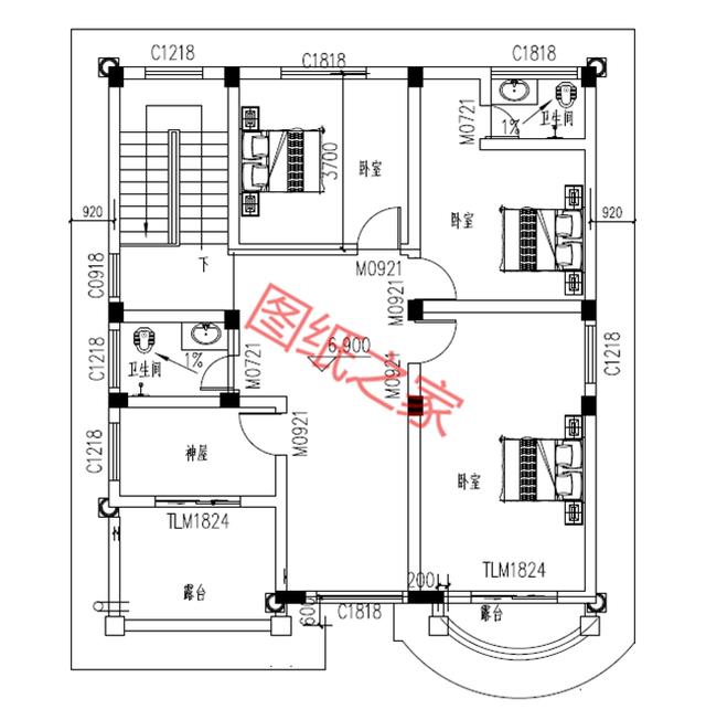 自建房設計圖，簡單大氣，最重要的是符合您的審美要求！