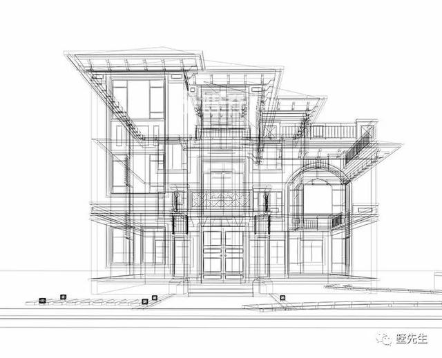 簡約歐式別墅設計圖，增加您的生活趣味性！