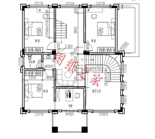 三層小樓設(shè)計圖，色彩鮮艷、戶型合理，總有一款打動你的心！