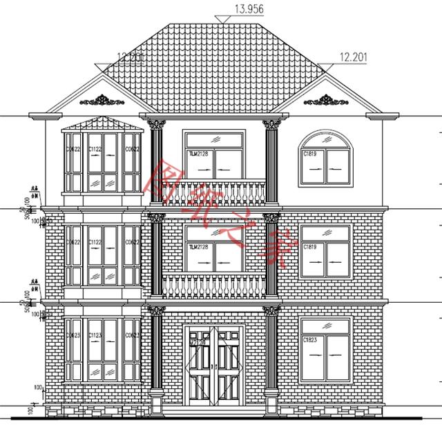 三層小樓設(shè)計圖，色彩鮮艷、戶型合理，總有一款打動你的心！