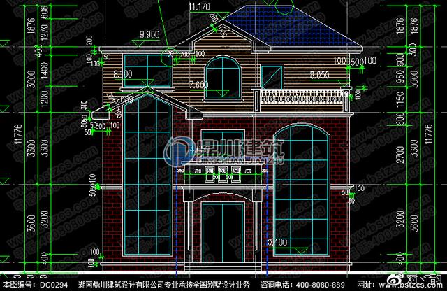 三層別墅設(shè)計圖 新農(nóng)村，新氣象，新形象。