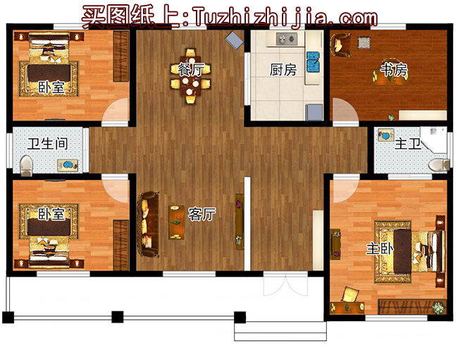 貼心好看的農村10萬元一層小別墅圖，養老首選