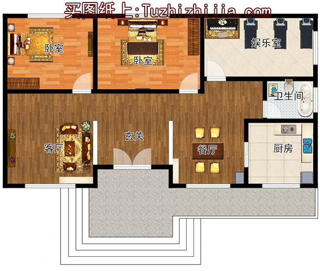 貼心好看的農村10萬元一層小別墅圖，養老首選