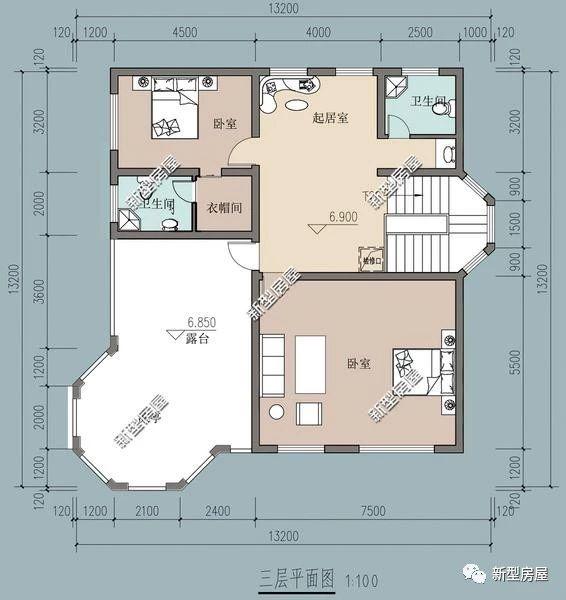 理想的農村別墅設計圖，5套戶型供您選擇！