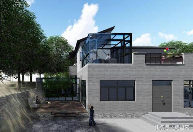 帶游泳池的別墅設計圖，親近大自然，好不愜意！