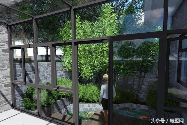 帶游泳池的別墅設計圖，親近大自然，好不愜意！