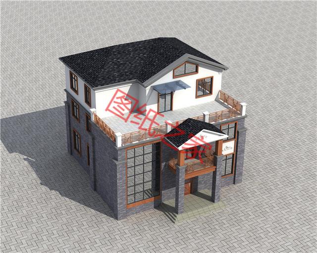 三層自建房設(shè)計(jì)圖，安享舒適大氣的生活，讓鄰居羨慕不已！