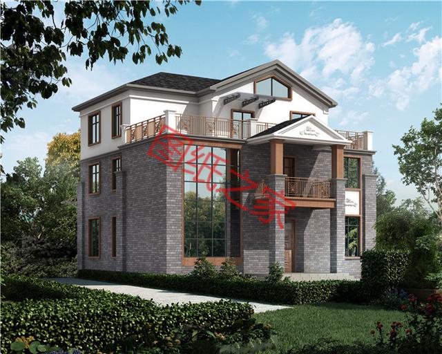 三層自建房設(shè)計(jì)圖，安享舒適大氣的生活，讓鄰居羨慕不已！