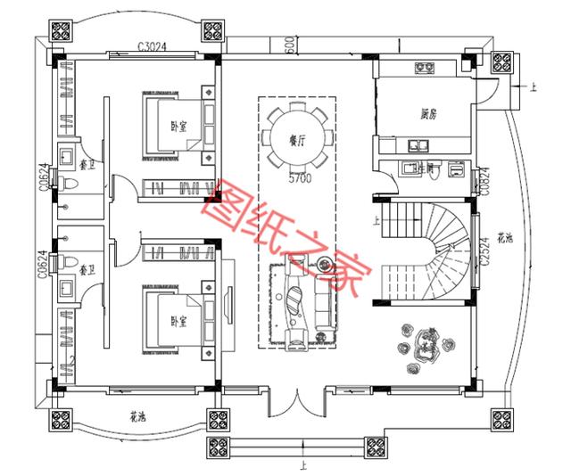三層自建房設(shè)計(jì)圖，安享舒適大氣的生活，讓鄰居羨慕不已！