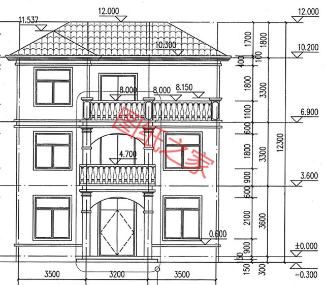 三層自建房設(shè)計(jì)圖，安享舒適大氣的生活，讓鄰居羨慕不已！