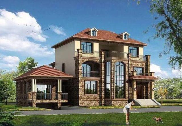 獨特的別墅設計圖，外觀美觀大方又清新亮麗！