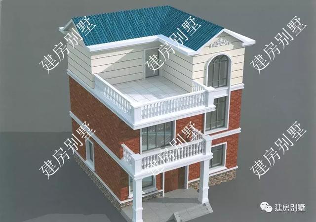 面寬9米多的別墅設(shè)計(jì)圖，主體造價(jià)低，外觀精美!
