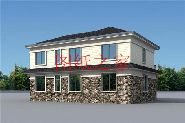 5套農村二層自建房，外觀精美大氣，結構合理