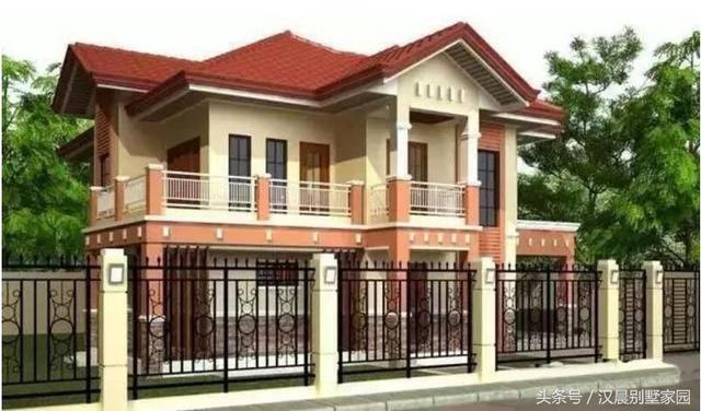 2款漂亮二層別墅設計圖，主體造價低廉！