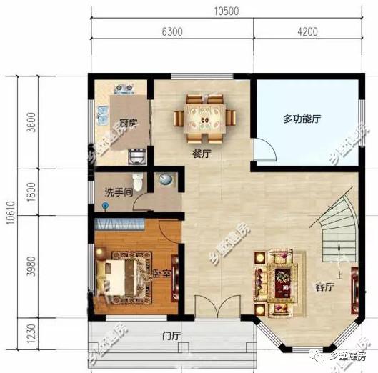 兩款農村別墅設計圖，城里人羨慕不已