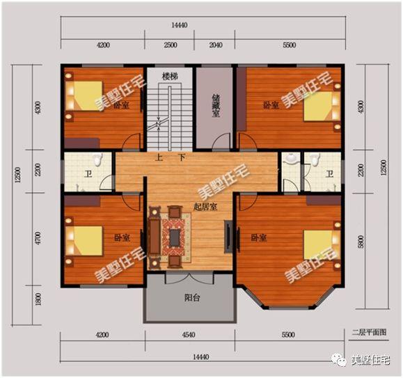 5款帶院子別墅設計圖，十一去游玩不如在家建別墅！