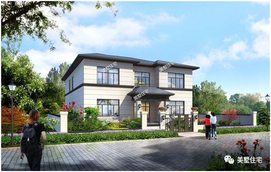 5款帶院子別墅設計圖，十一去游玩不如在家建別墅！