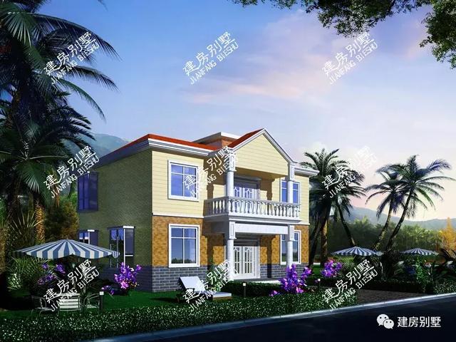 面寬12米的別墅設計圖，最便宜的主體造價20萬。