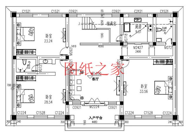 6套三層別墅設計圖，居住舒適、經濟適用，快來選購吧！