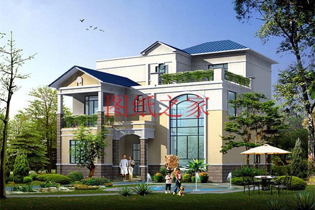 6套農(nóng)村三層別墅設(shè)計(jì)圖，您喜歡哪套呢？