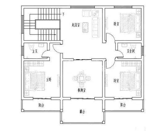 磚混結構兩層自建房，新型農村建筑，您的首選！