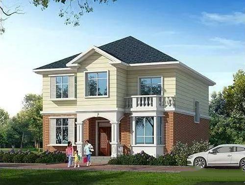 磚混結構兩層自建房，新型農村建筑，您的首選！