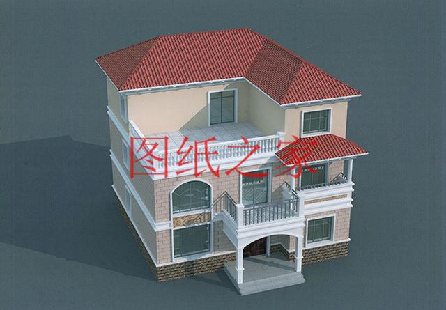 6套三層別墅設計圖，時尚外觀，建成就是一道亮麗的風景線