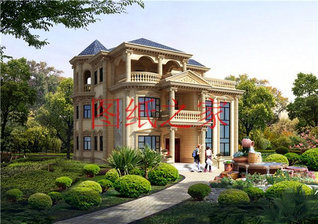 6套三層別墅設計圖，時尚外觀，建成就是一道亮麗的風景線