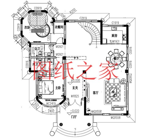 6套三層別墅設計圖，時尚外觀，建成就是一道亮麗的風景線