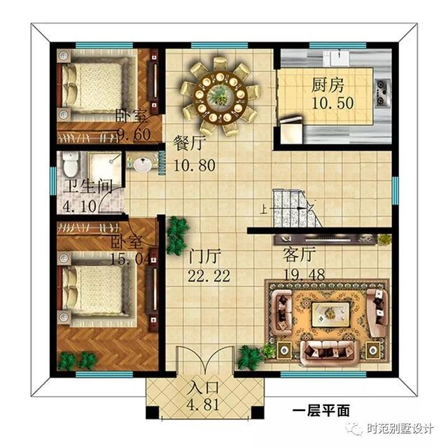 小戶型新中式別墅設計圖，外觀精美，功能齊全，快來選購把！