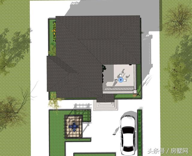 浪漫主義的簡歐別墅設計圖，心向往之......