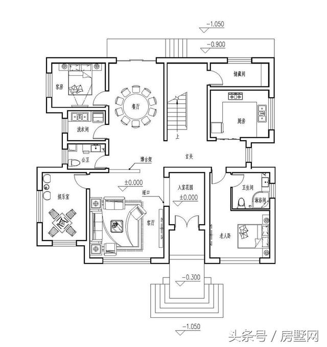 浪漫主義的簡歐別墅設計圖，心向往之......