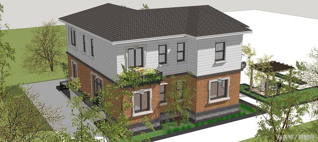 浪漫主義的簡歐別墅設計圖，心向往之......