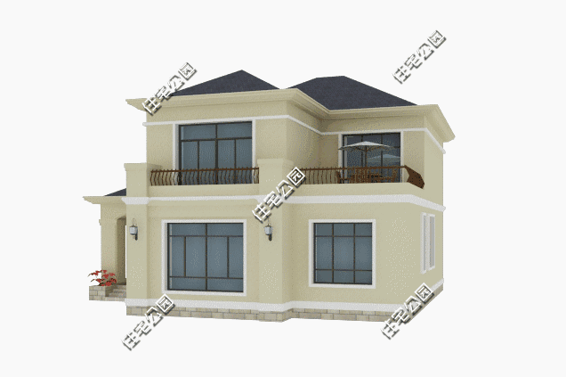 13×15米現代風格別墅設計圖，盡享田園生活