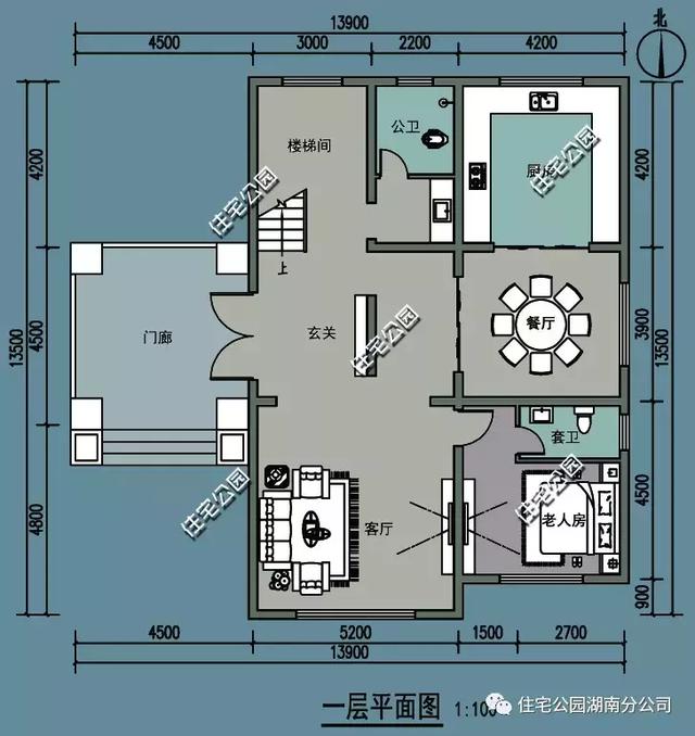 13×15米現代風格別墅設計圖，盡享田園生活