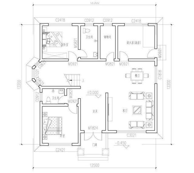 2款三層別墅設(shè)計圖，都帶露臺，尤其第二款，豪華無比