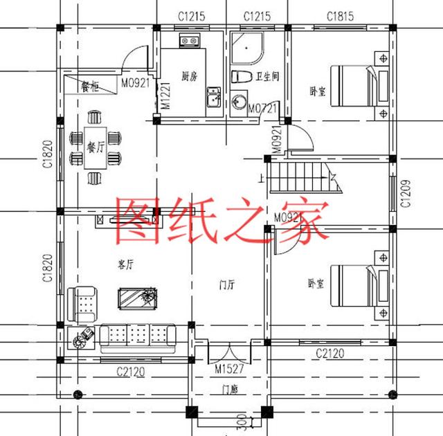 6款豪華時尚農村三層別墅設計圖，戶型好到沒得挑