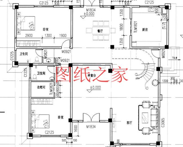 6款豪華時尚農村三層別墅設計圖，戶型好到沒得挑