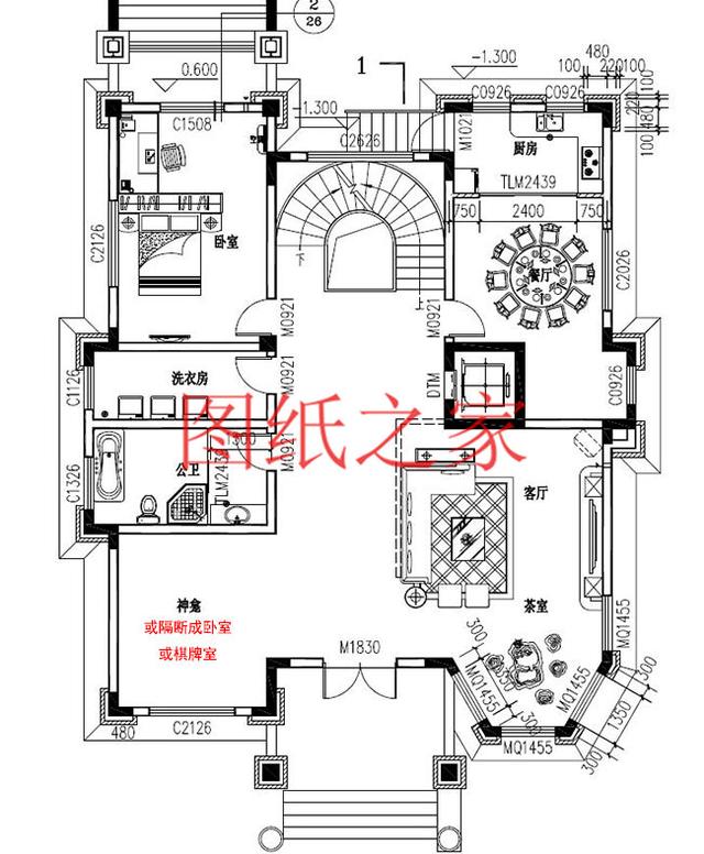 6款豪華時尚農村三層別墅設計圖，戶型好到沒得挑