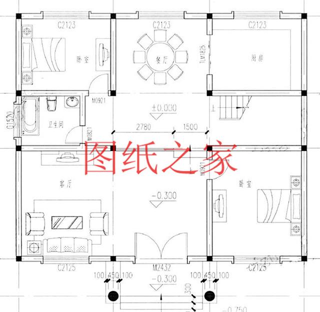 6款豪華時尚農村三層別墅設計圖，戶型好到沒得挑
