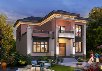 農(nóng)村最好看兩層小樓圖及全套CAD施工圖紙，新中式風(fēng)格，簡(jiǎn)潔大氣