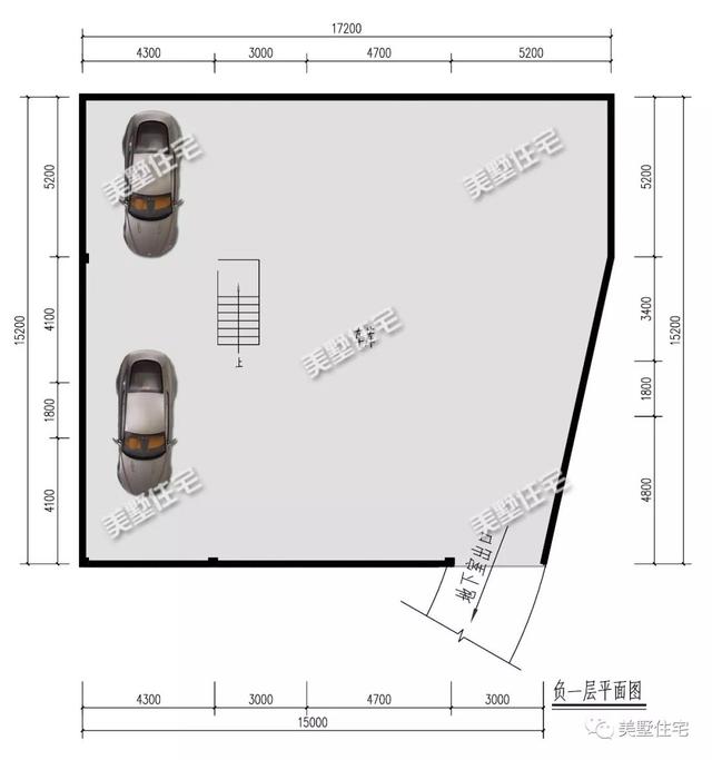 5款三層別墅設計圖，客廳挑空設計，既大膽又新穎