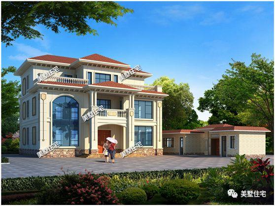 5款三層別墅設計圖，客廳挑空設計，既大膽又新穎