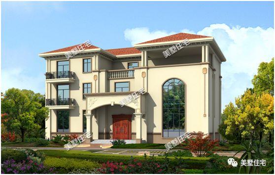 5款三層別墅設計圖，客廳挑空設計，既大膽又新穎