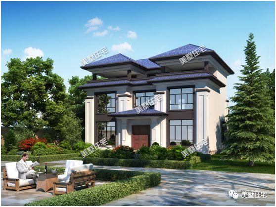 5款三層別墅設計圖，客廳挑空設計，既大膽又新穎