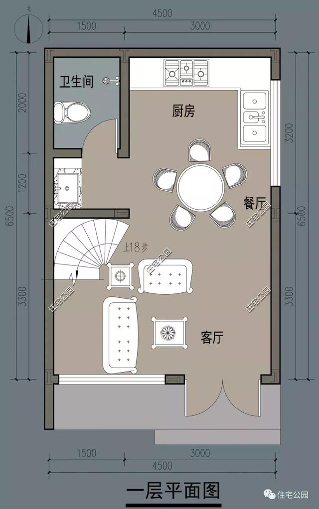 10套經典小戶型別墅設計圖，占地小，實用高，造價低。
