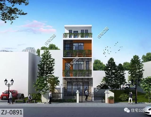 10套經典小戶型別墅設計圖，占地小，實用高，造價低。