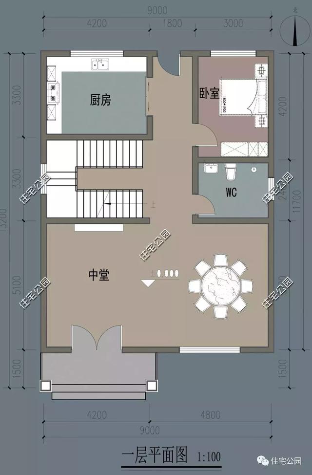 10套經典小戶型別墅設計圖，占地小，實用高，造價低。